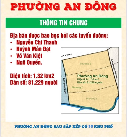 Bản đồ phường An Đông, thành phố Hồ Chí Minh sau sáp nhập