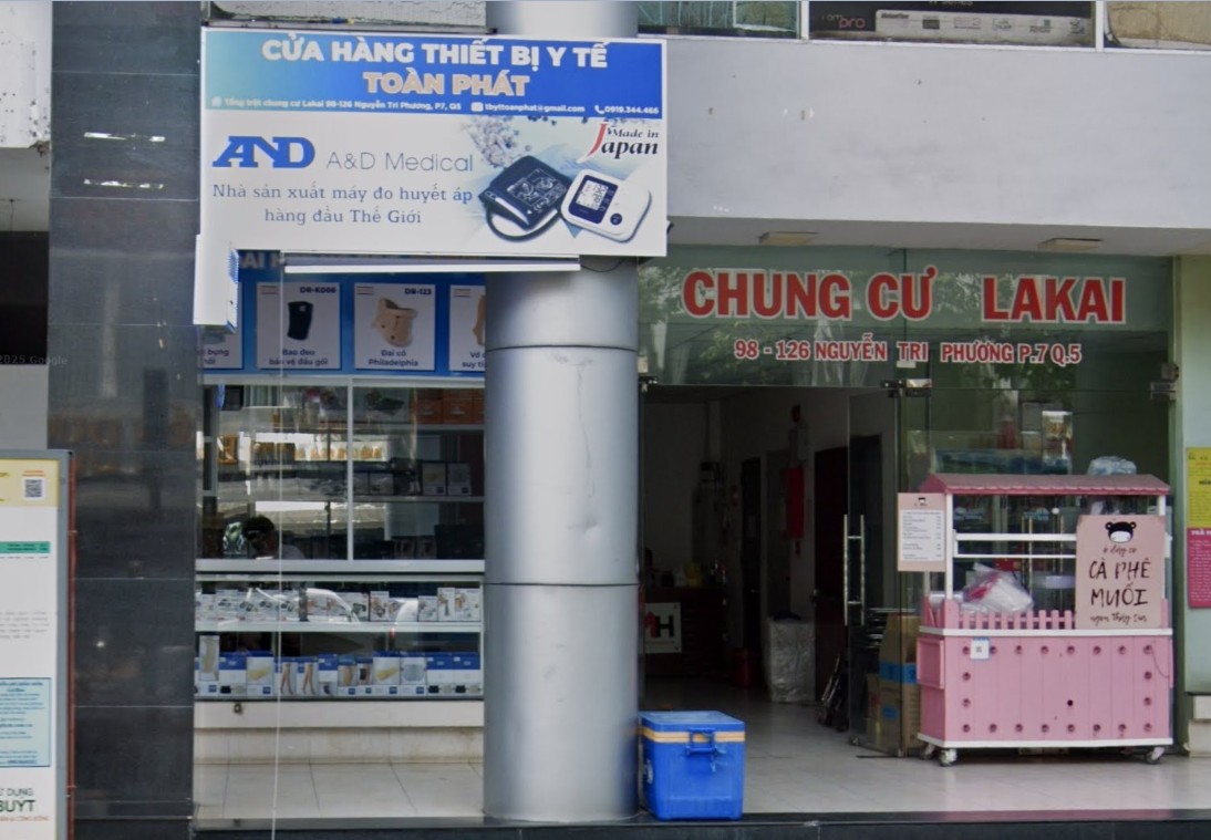 Cửa hàng thiết bị y tế Toàn Phát phường An Đông TP Hồ Chí Minh