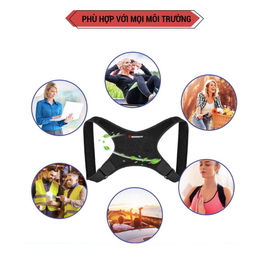 Đai chống gù lưng GoodFit GF711P 4 Đai chống gù lưng GoodFit GF711P