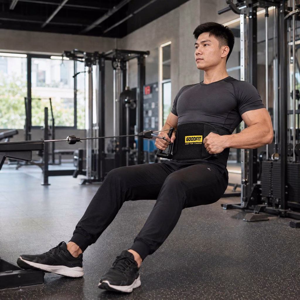 Đai lưng, đai bảo vệ cột sống GoodFit GF724WS 5 Thiết kế bản rộng 20 cm