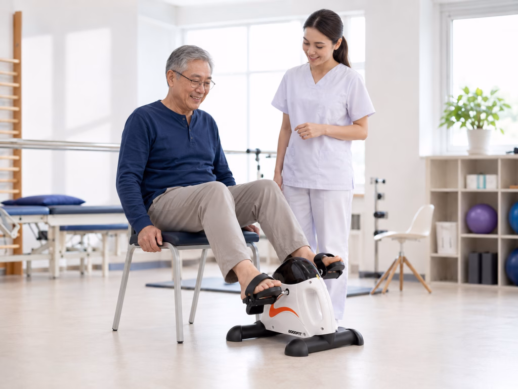 Xe đạp tập luyện, phục hồi chức năng GoodFit GF001PA 7 Dành cho phòng khám và cơ sở phục hồi chức năng