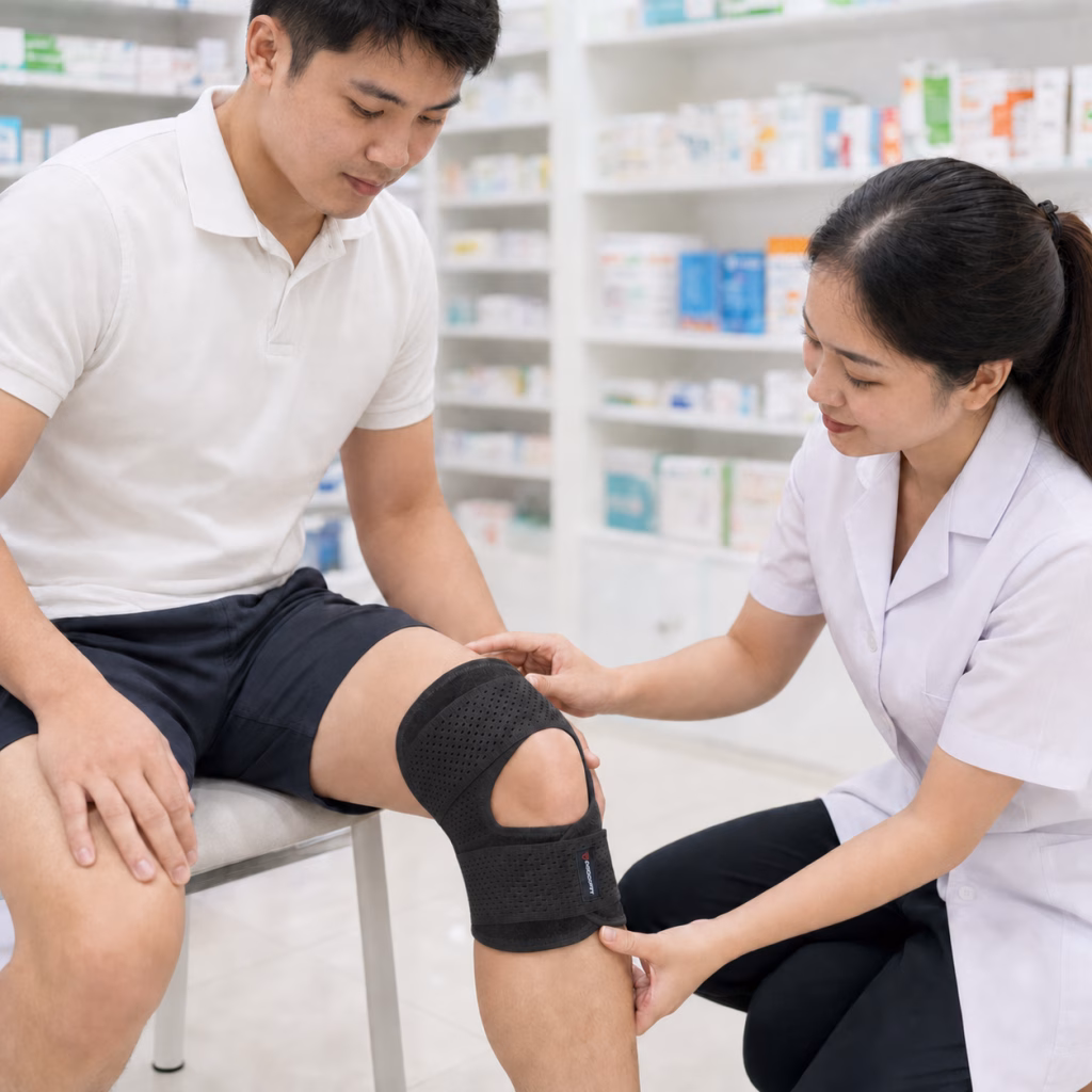 Bó gối, đai bảo vệ gối GoodFit GF526K 7 Dành cho cửa hàng dụng cụ y khoa
