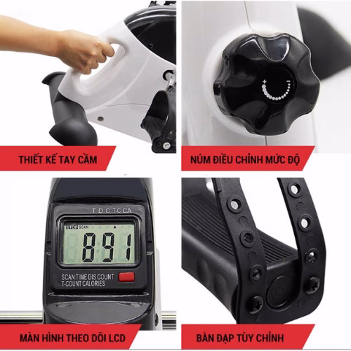 Xe đạp tập luyện, phục hồi chức năng GoodFit GF001PA 4 Bàn đạp thể thao GoodFit GF001PA