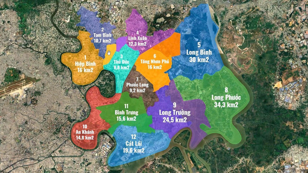 TOP 10 Cửa Hàng Vật Tư Y Tế phường Linh Xuân, TPHCM 1 Bản đồ phường Linh Xuân, thành phố Hồ Chí Minh sau sáp nhập