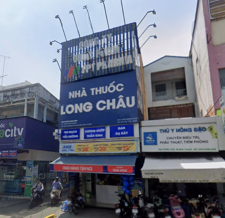 TOP 5 Cửa Hàng Vật Tư Y Tế phường Thạnh Mỹ Tây, TPHCM 6 Nhà thuốc Long Châu 356 Xô Viết Nghệ Tĩnh, phường Thạnh Mỹ Tây TP.HCM
