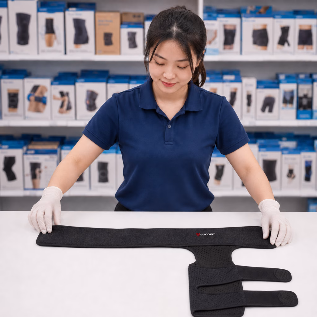 Đai bảo vệ đùi GoodFit GF501T 11 Dành cho cửa hàng dụng cụ y khoa
