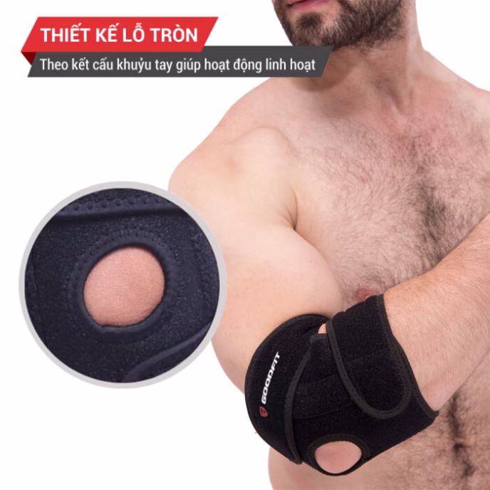 Băng khuỷu tay GoodFit GF401E 3 Băng khuỷu tay GoodFit GF401E