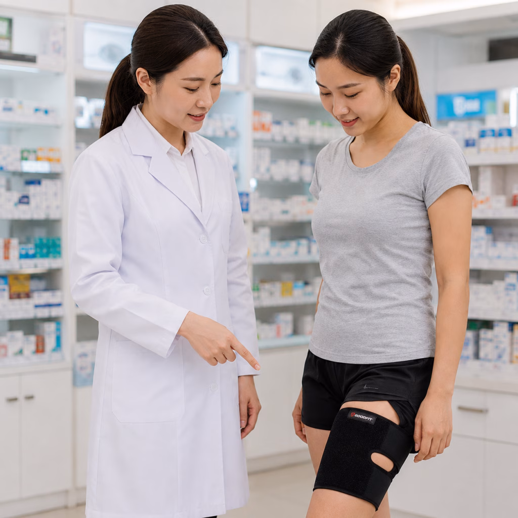 Đai bảo vệ đùi GoodFit GF502T 7 Dành cho cửa hàng dụng cụ y khoa