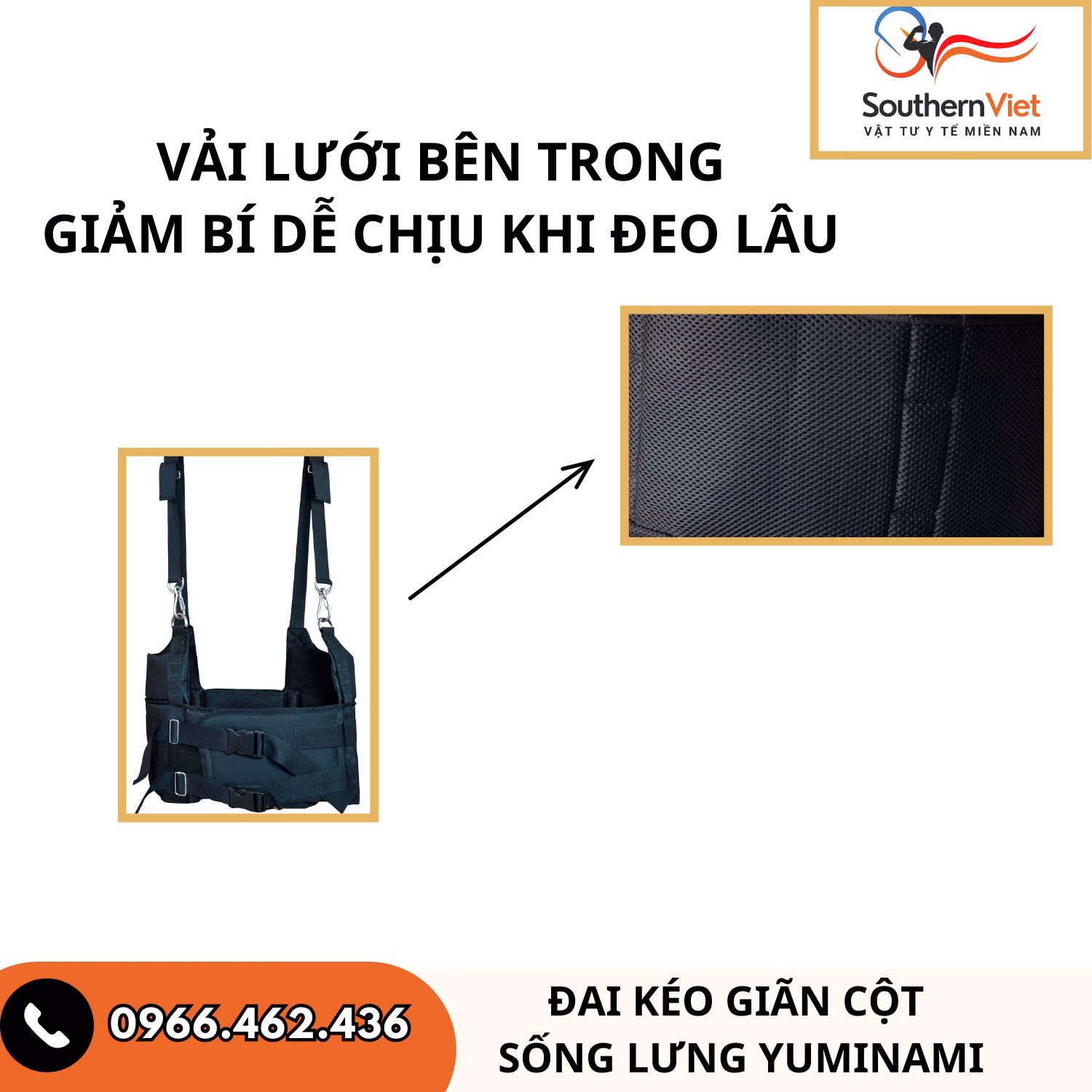 Đai kéo giãn cột sống lưng Yuminami 2 Đai Kéo Giãn Cột Sống Lưng Yuminami