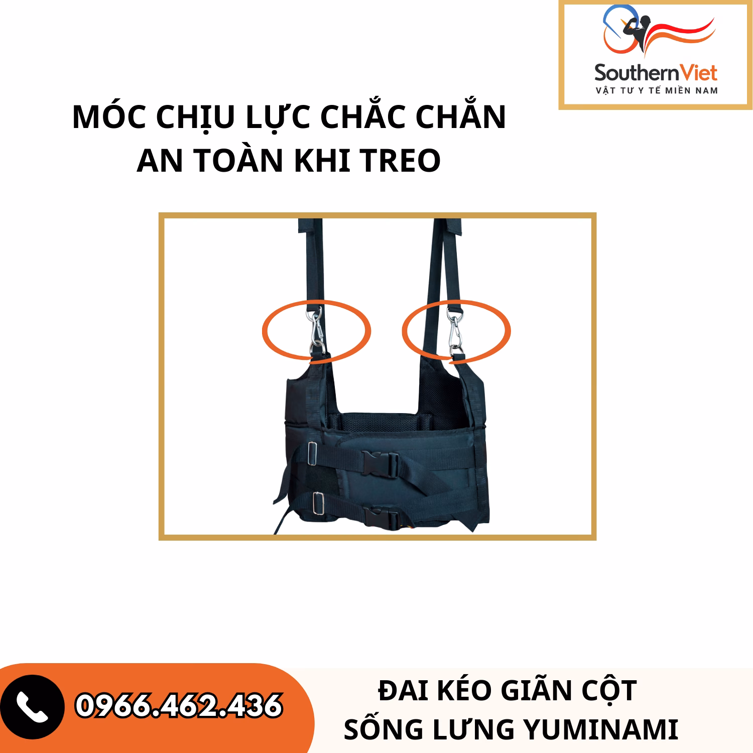 Đai kéo giãn cột sống lưng Yuminami 3 Đai Kéo Giãn Cột Sống Lưng Yuminami