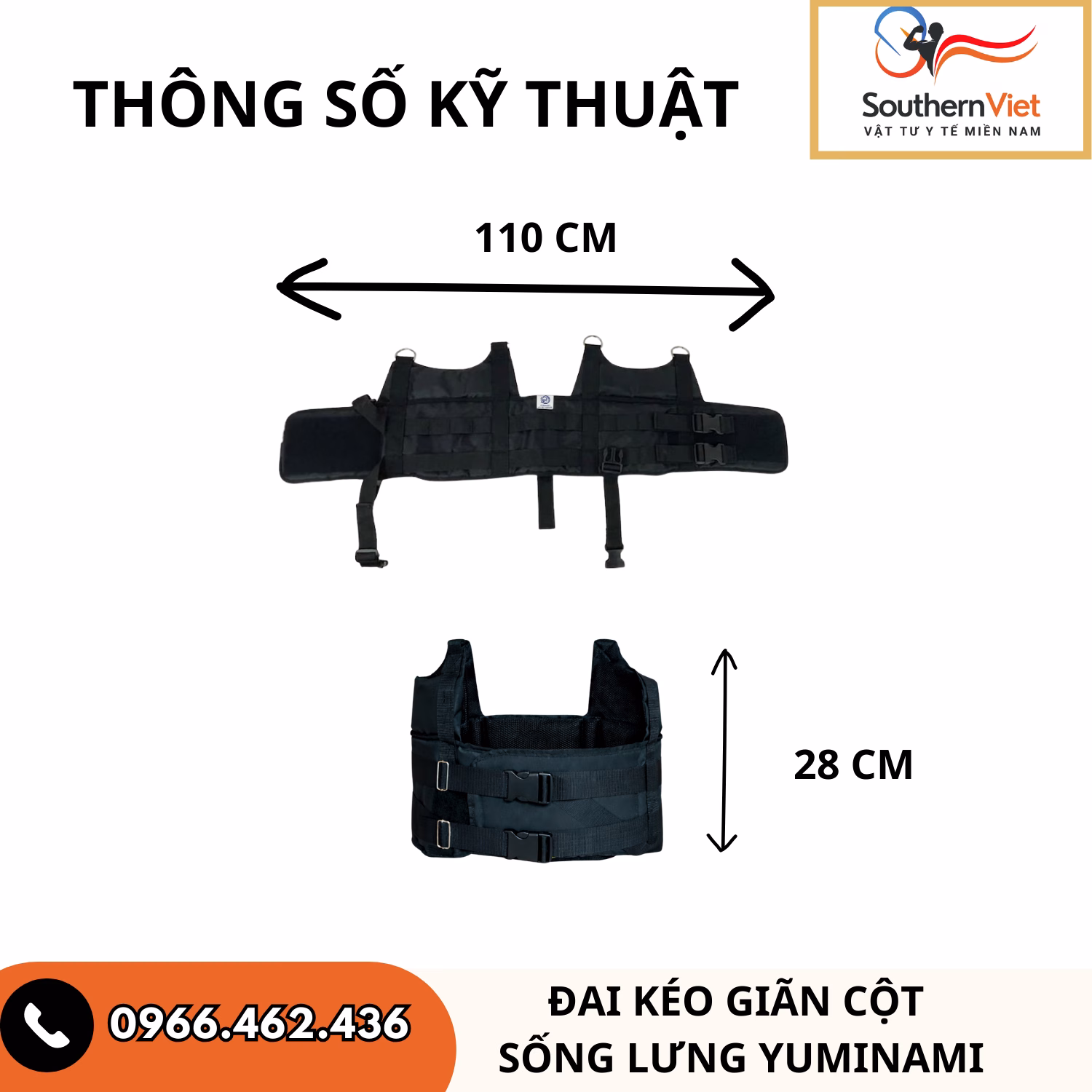 Đai kéo giãn cột sống lưng Yuminami 5 Đai Kéo Giãn Cột Sống Lưng Yuminami