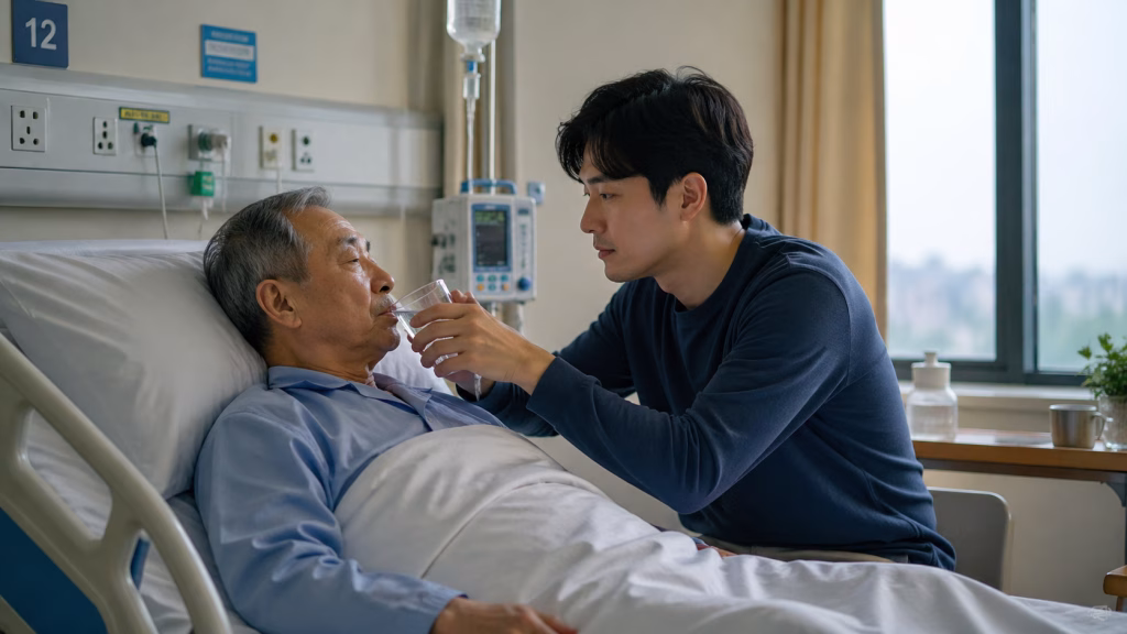 Người chăm sóc bệnh nhân phải nằm lâu