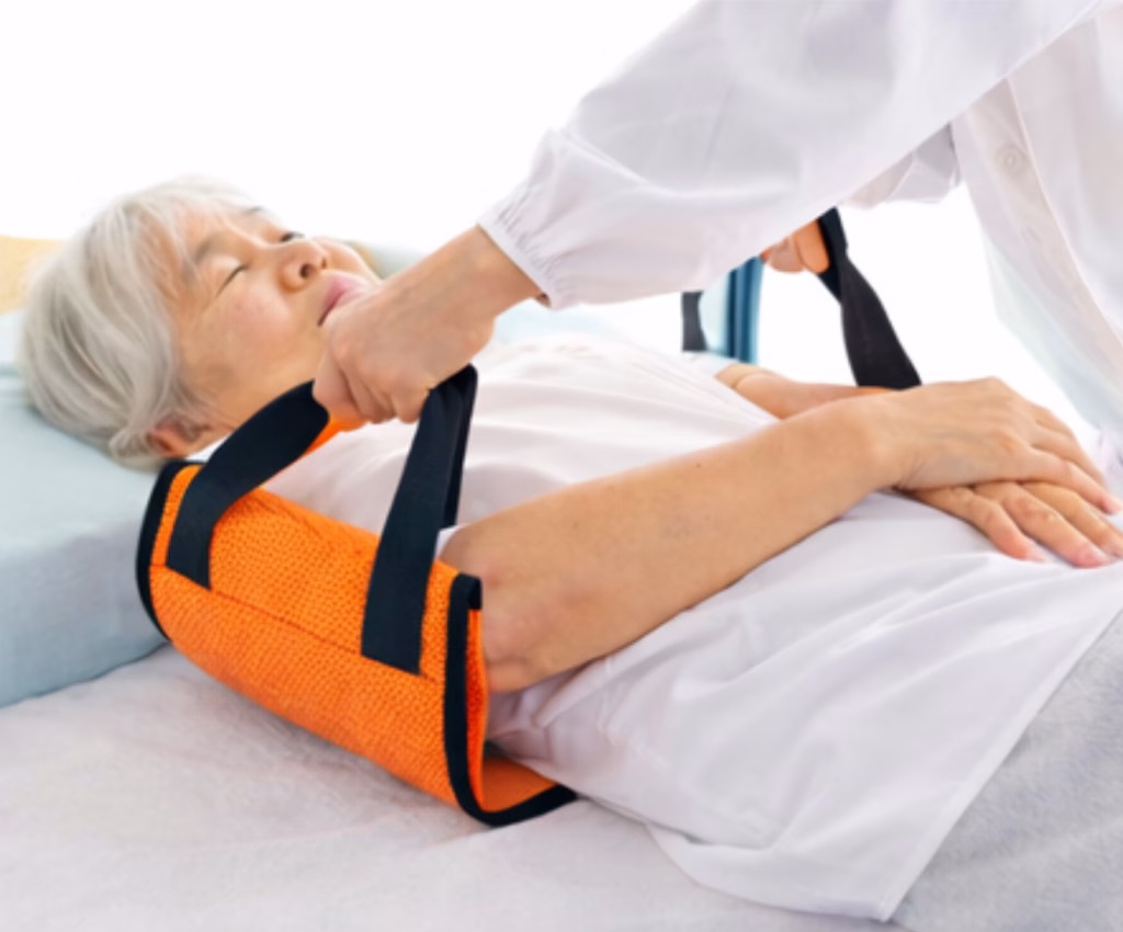Đai Hỗ Trợ Nâng Đỡ Tahaki 9 Người cao tuổi yếu chân, khó tự dịch chuyển trên giường