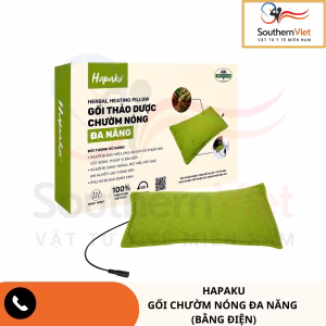 gối thảo dược chườm nóng Hapuku bằng điện