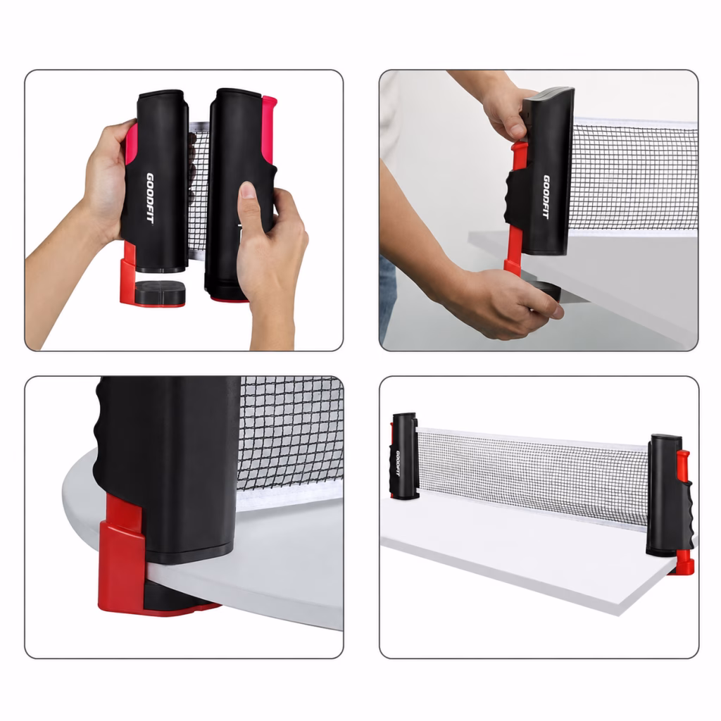 Lưới Bóng Bàn Giá Sỉ TPHCM 6 Thiết kế kẹp bàn chắc chắn, dễ lắp đặt và tháo rời