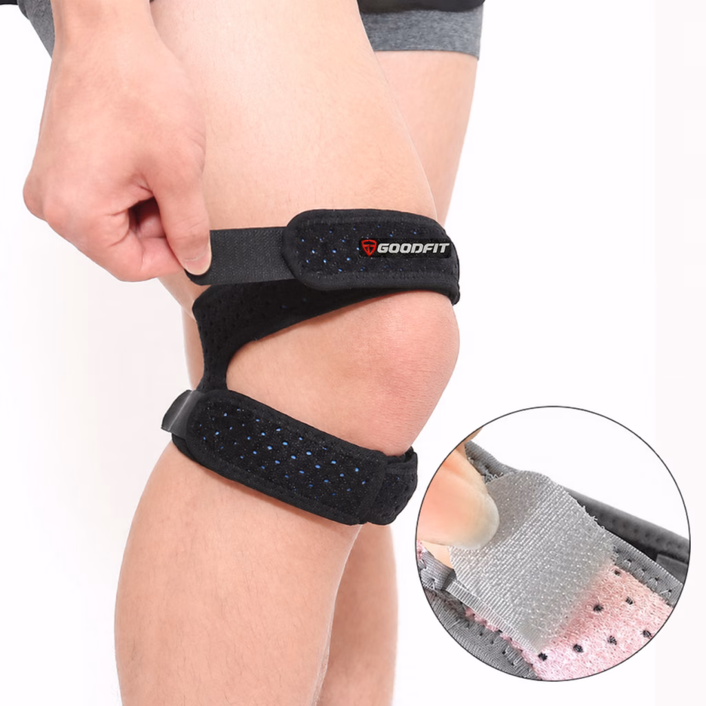 Đai Nẹp Đầu Gối Giá Sỉ TPHCM 18 Miếng dán và dây quấn dễ điều chỉnh lực siết