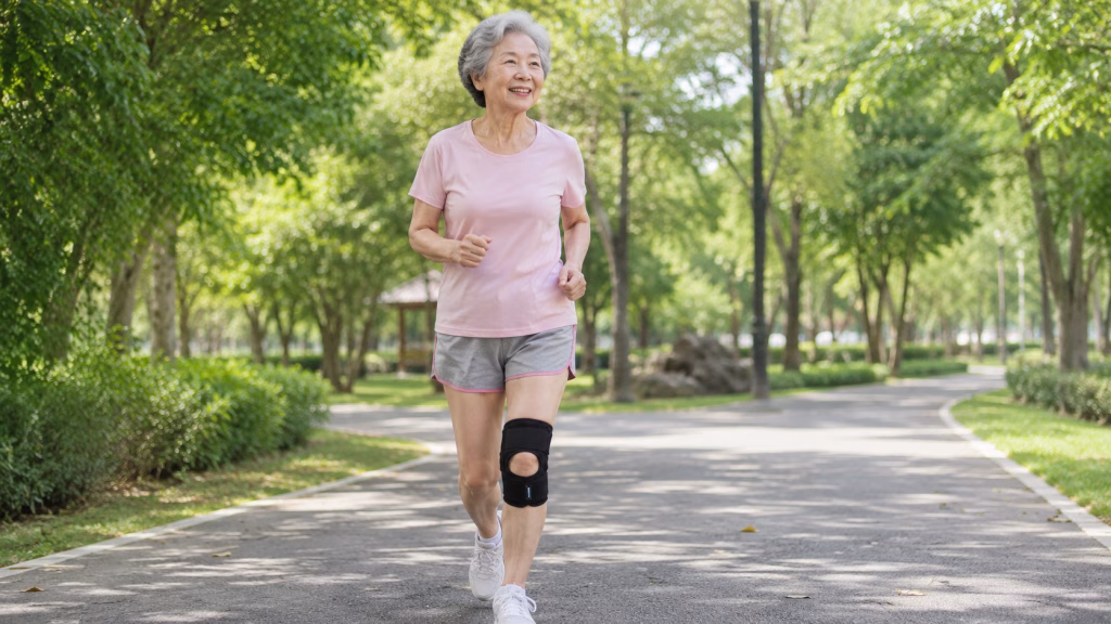 Bó Gối Trợ Lực Dành Cho Người Cao Tuổi 8 Bó gối trợ lực dạng đai mở dễ đeo tháo
