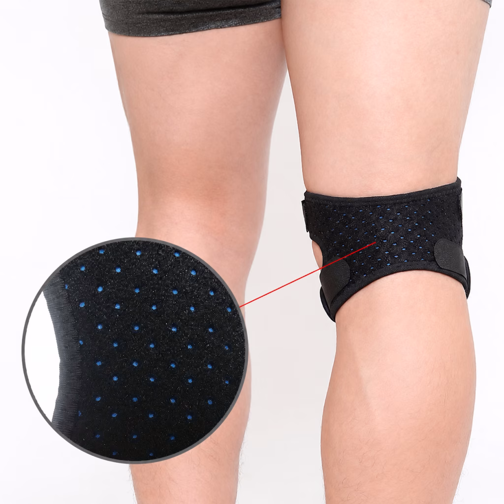 Đai Nẹp Đầu Gối Giá Sỉ TPHCM 15 Chất liệu co giãn, dày dặn và thoáng khí