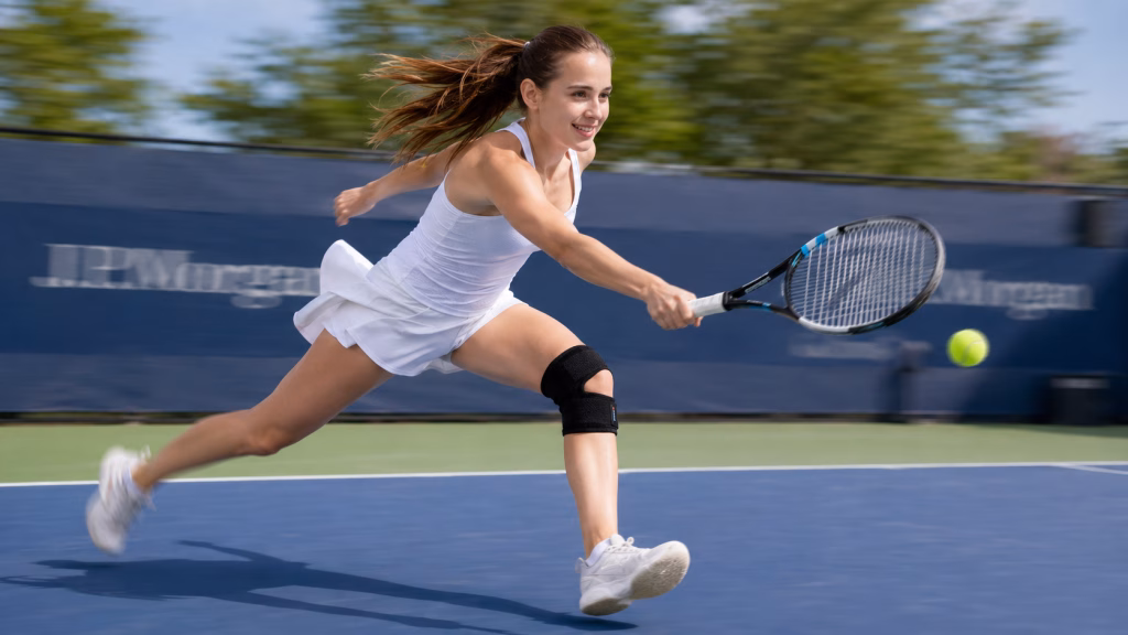 Bó Gối Tennis Giá Sỉ TPHCM 9 Tạo cảm giác chắc chắn khi vận động cường độ cao trên sân