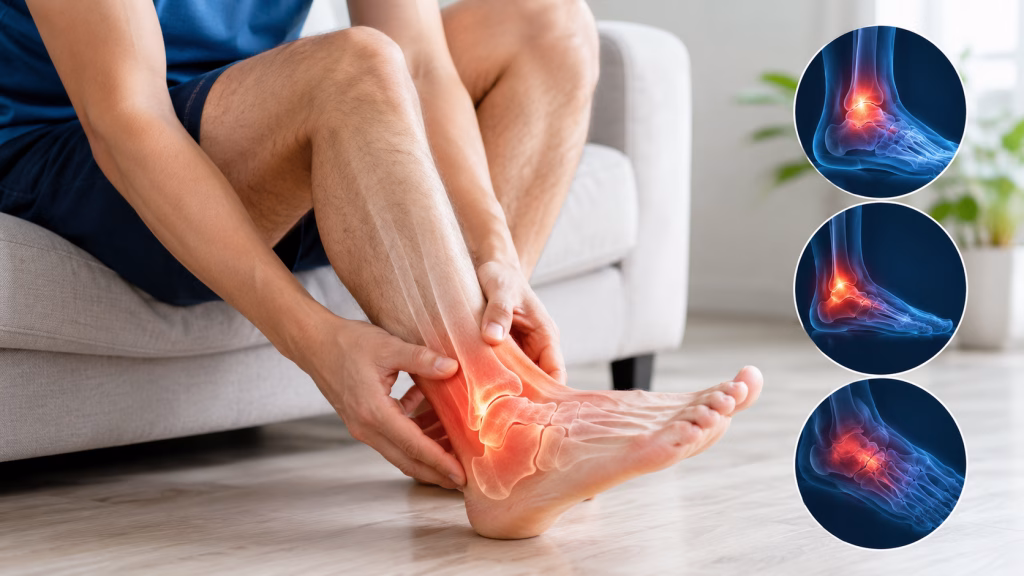 Túi chườm thảo dược bàn chân Hapaku 8 Người mắc các vấn đề xương khớp ở bàn chân, cổ chân