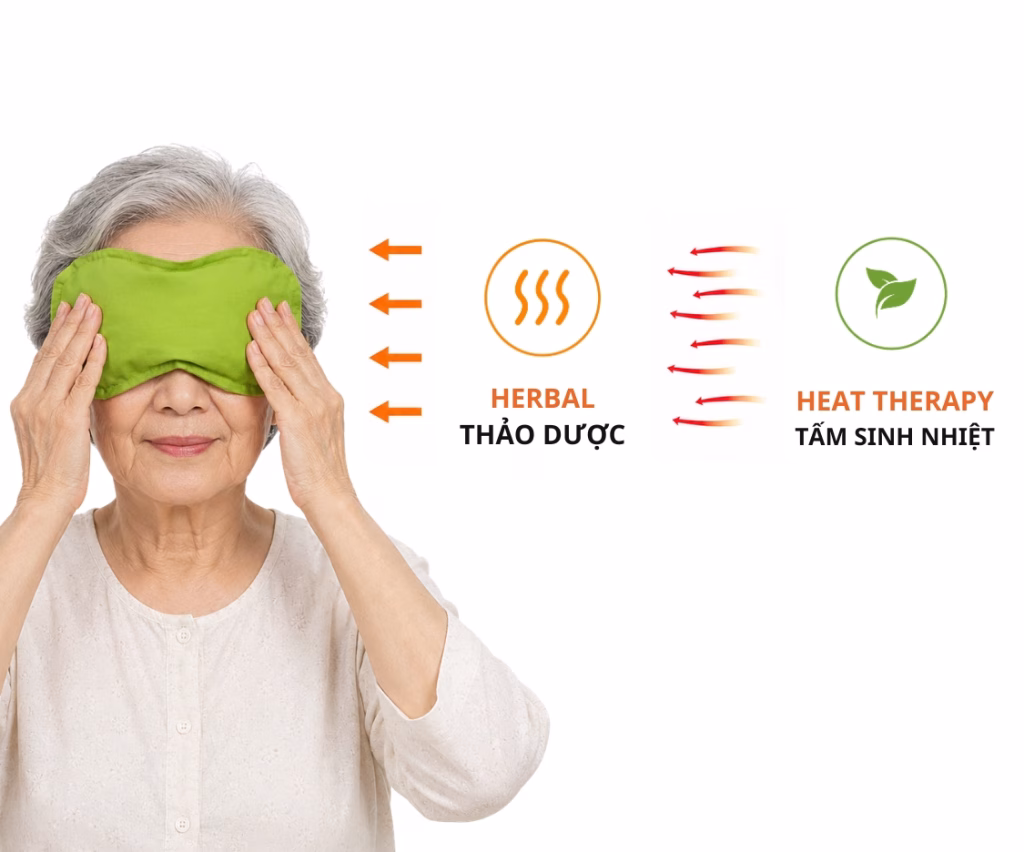 Công dụng túi chườm thảo dược mắt Hapaku