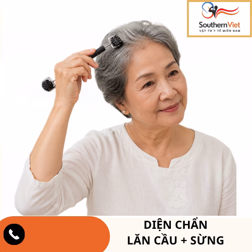 DC39 - Lăn Cầu + Sừng Diện Chẩn | Dụng Cụ 2 Đầu 3 Lăn Cầu + Sừng Diện Chẩn DC39