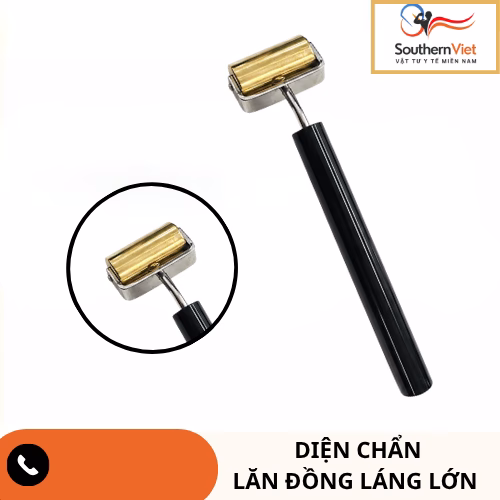 DC45 - Lăn Đồng Láng Lớn Diện Chẩn | Đầu Lăn Đồng 16 cm 2 Lăn Đồng Láng Lớn Diện Chẩn DC45
