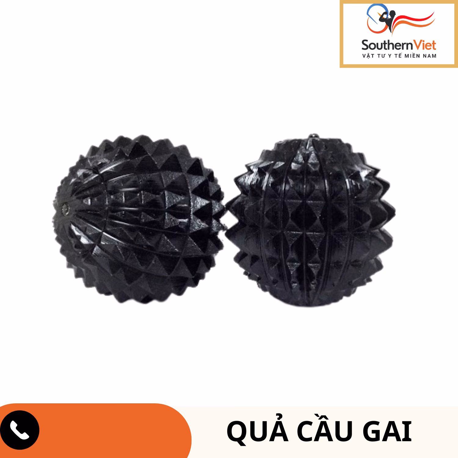 Quả Cầu Gai Sừng Diện Chẩn DC01 Hỗ Trợ Massage, Lưu Thông Khí Huyết 1 QUẢ CẦU LĂN