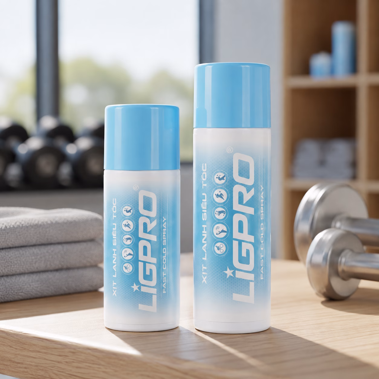 Xịt Lạnh Siêu Tốc Ligpro 200ml & 300ml | Xịt Làm Mát Nhanh 2 Xịt Lạnh Siêu Tốc Ligpro