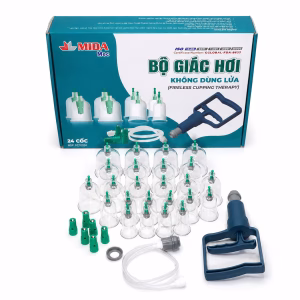 Đặc điểm nổi bật của Bộ Giác Hơi Không Dùng Lửa MIDA 24 Ly