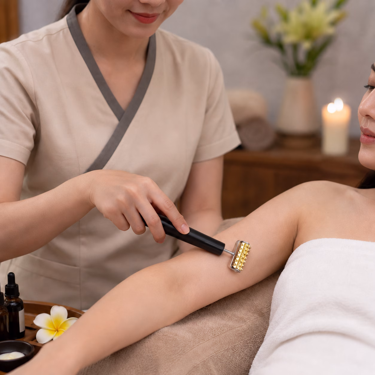 DC59 - Lăn Đồng Đơn Trung Diện Chẩn | Đầu Gai Đồng 3 Lăn Đồng Đơn Trung Diện Chẩn DC59