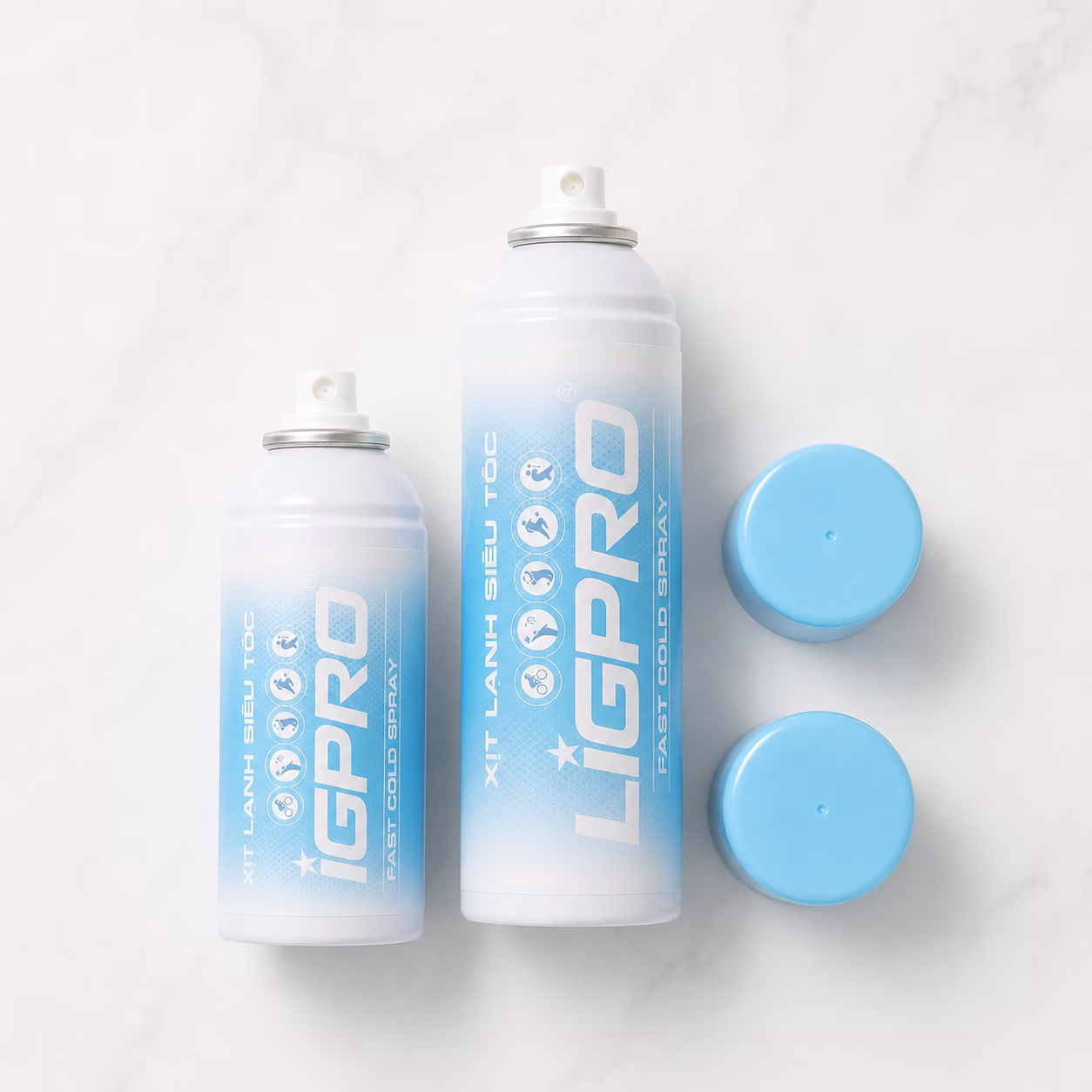 Xịt Lạnh Siêu Tốc Ligpro 200ml & 300ml | Xịt Làm Mát Nhanh 3 Xịt Lạnh Siêu Tốc Ligpro