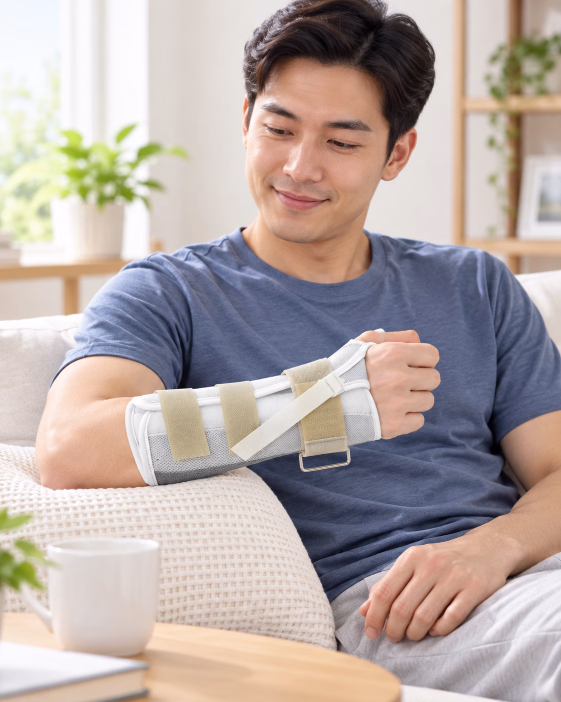 Nẹp Cẳng Tay Ngắn (Trái - Phải) TY Sport 6 Người dùng đeo nẹp cẳng tay ngắn TY Sport