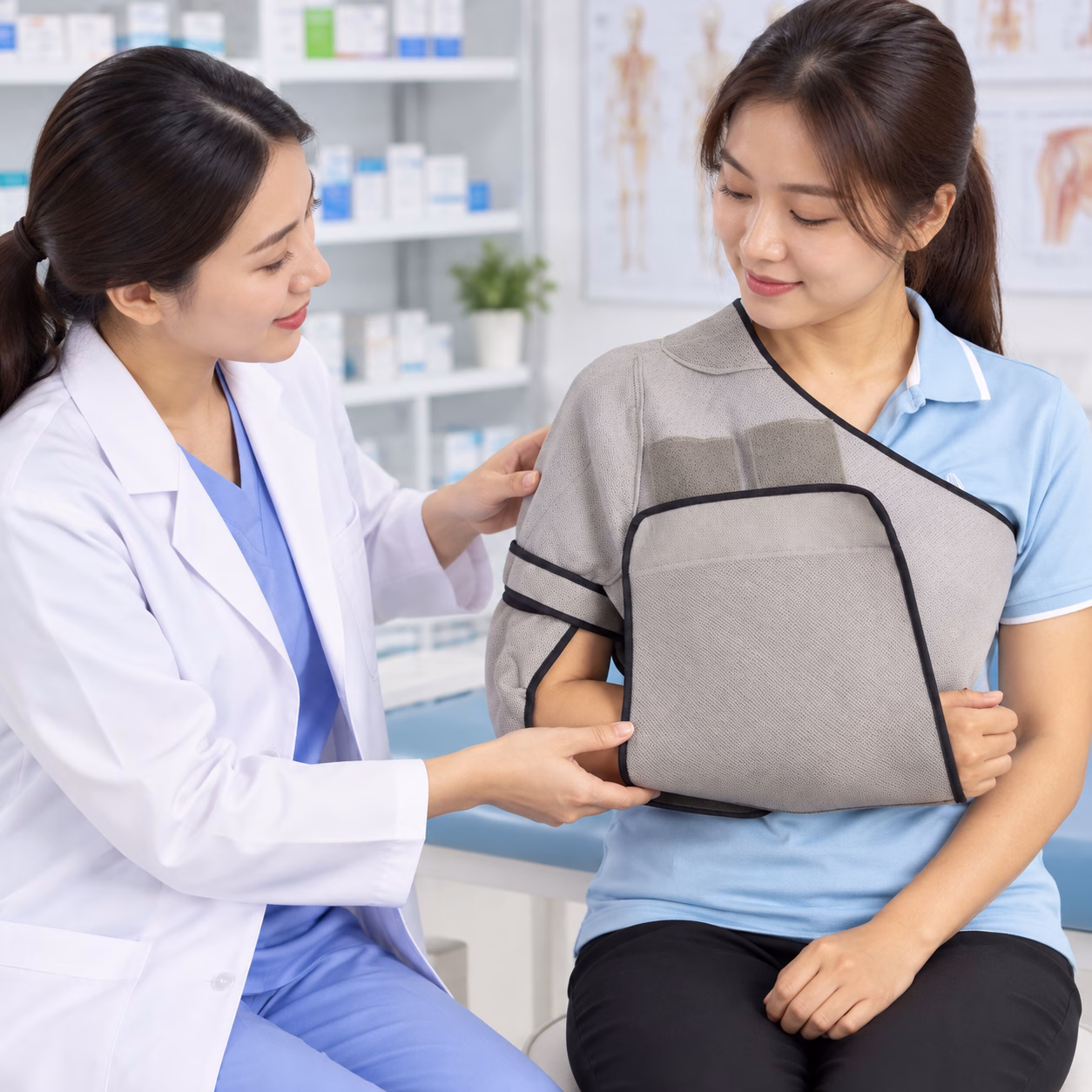Đai Desaul (T-P) 5 Nhân viên y tế tư vấn sử dụng đai Desaul T-P