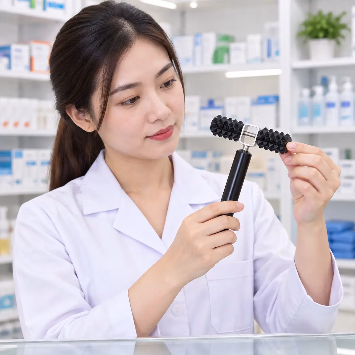 DC63 - Lăn Sừng Đôi Lớn 6 Nhân viên cửa hàng dụng cụ y khoa kiểm tra lăn sừng đôi lớn DC63