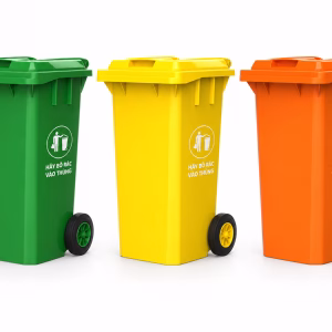 Thùng Rác Nhựa 240L Duy Tân