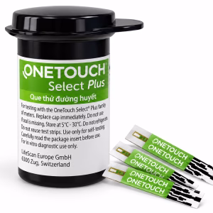 Que thử và lọ OneTouch Select Plus 25 que