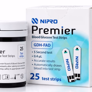 Que thử đường huyết Nipro Premier 25 que
